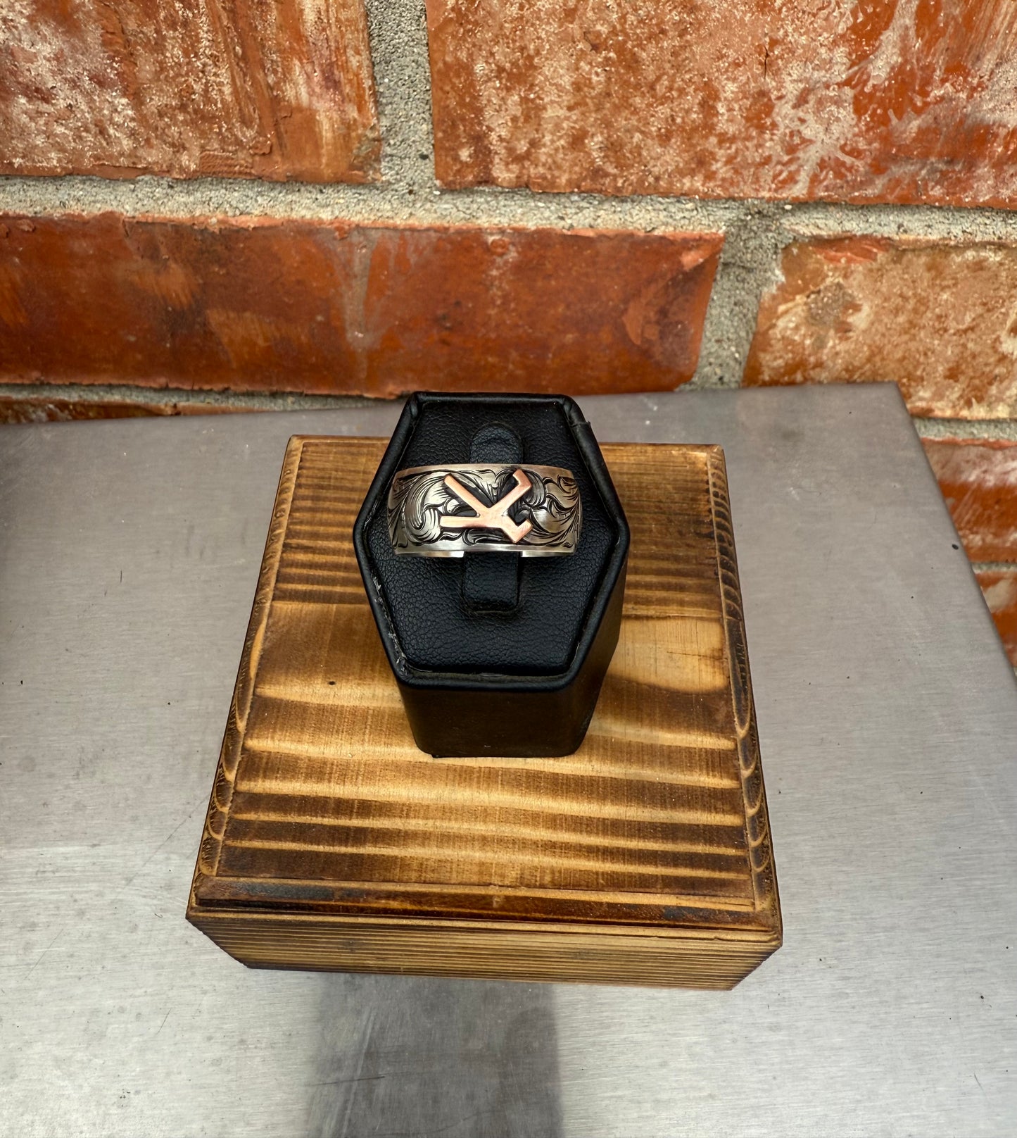 Mens engraved wedding band - Custom order