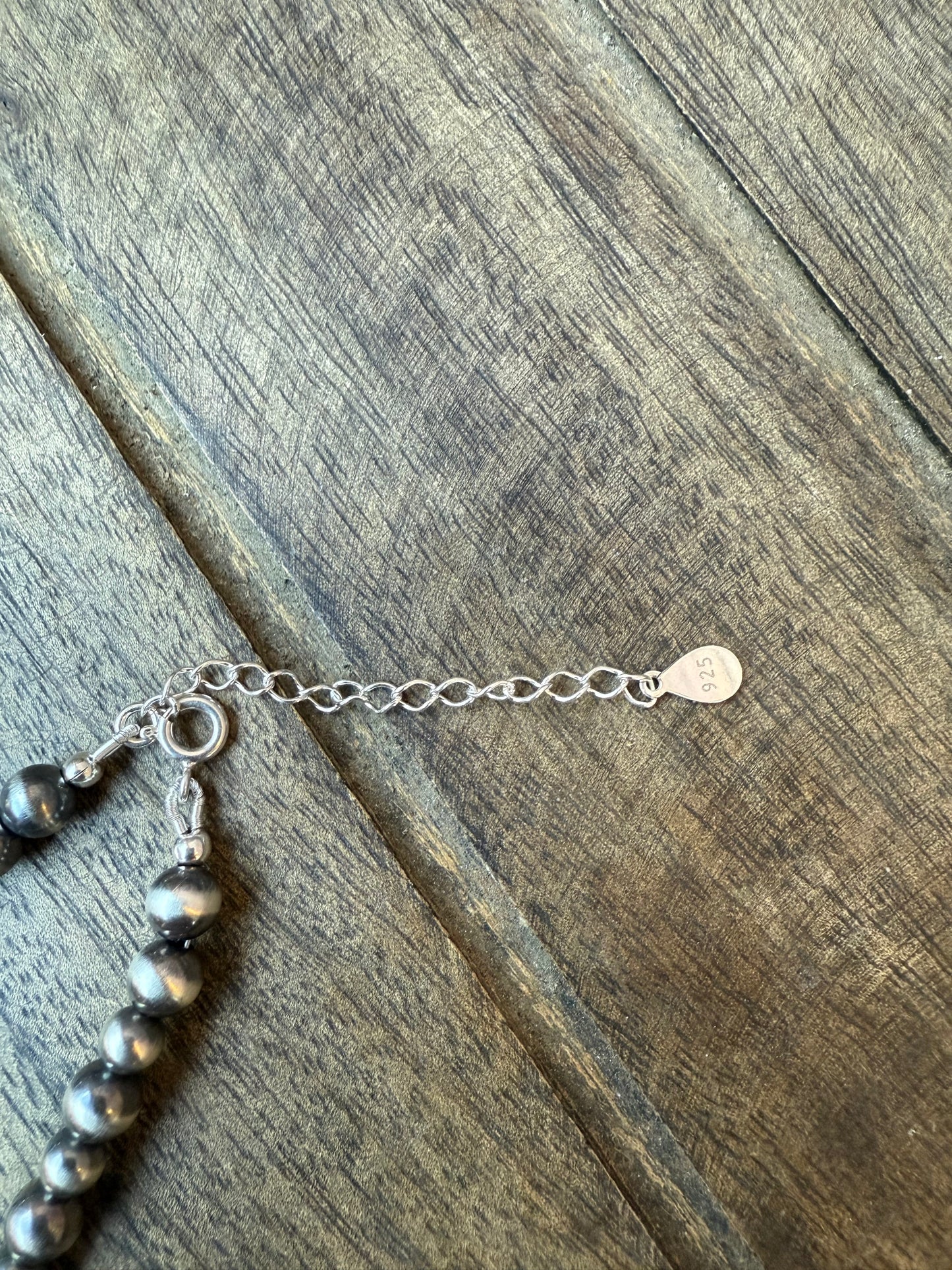 The Wyatt Hand Strung Sterling Silver Pearl Necklace - Ready to ship