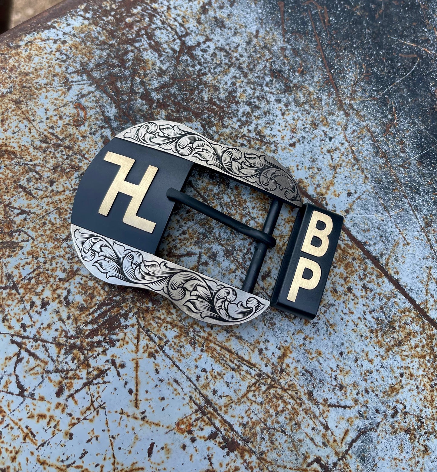 Custom Western Belt Buckle | 2-Piece Buckle Set