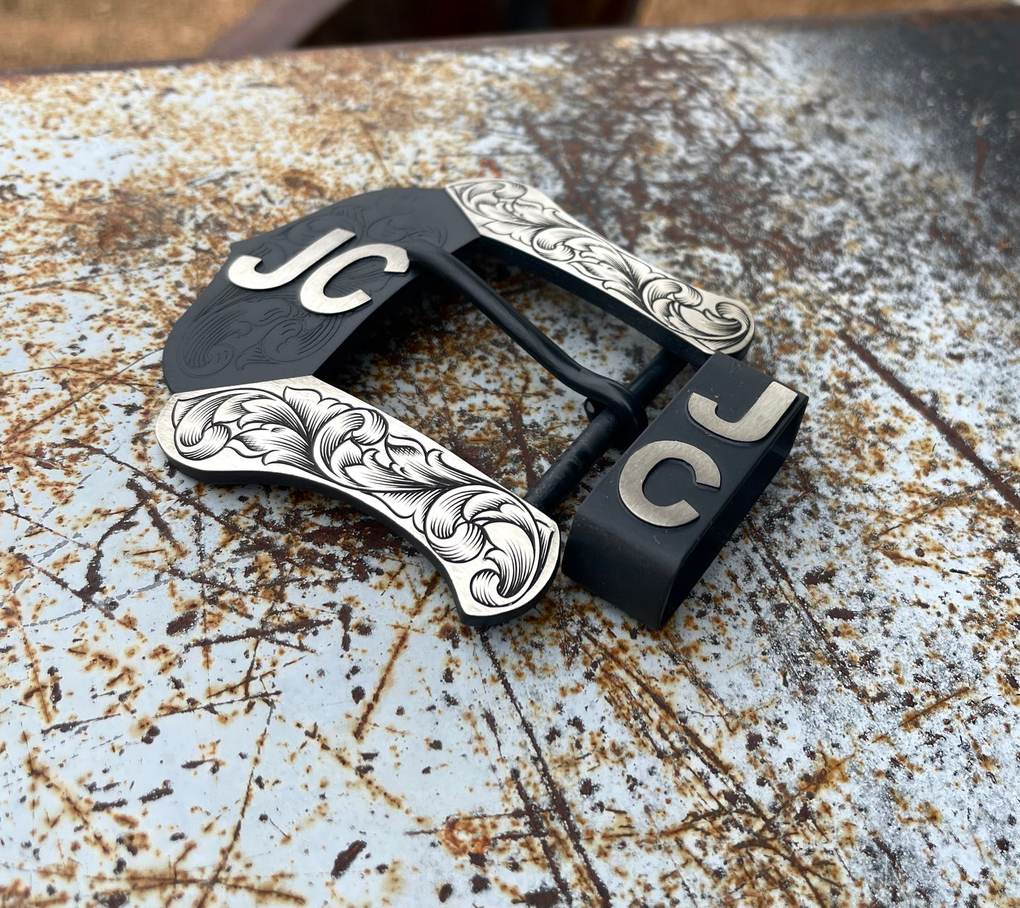 Custom Western Belt Buckle | 2-Piece Buckle Set