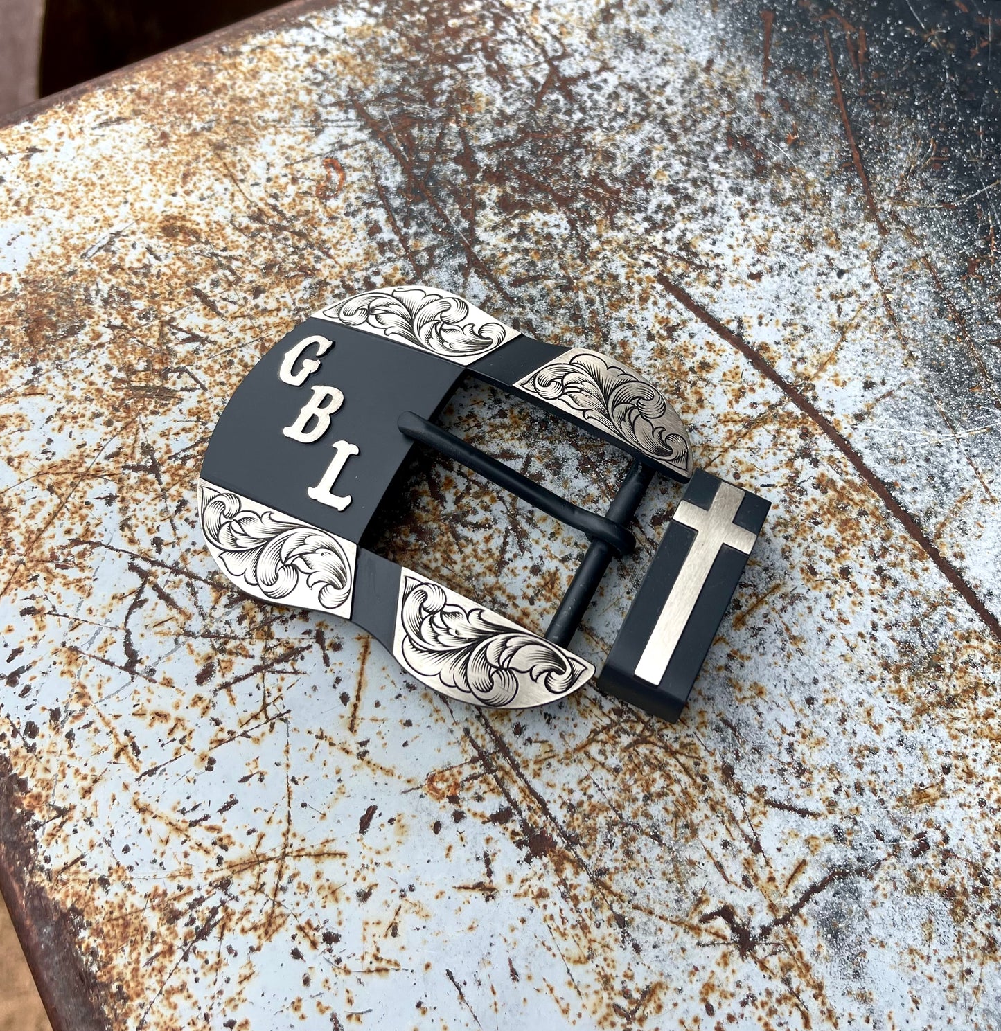 Custom Western Belt Buckle | 2-Piece Buckle Set