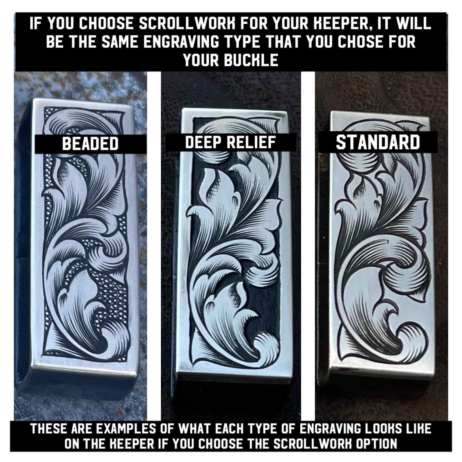 Custom Western Belt Buckle - Boles Silver