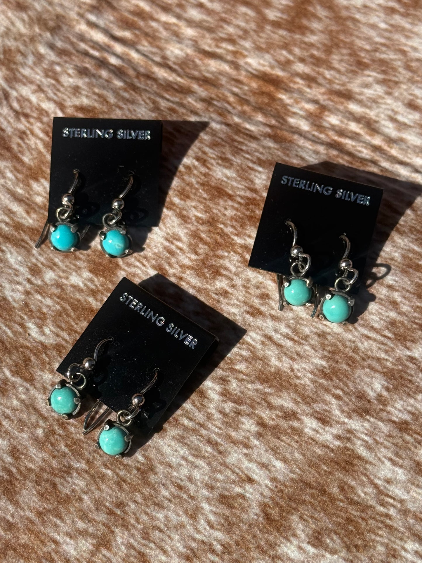 The Bria Kingman Turquoise Drop Earrings | .925 Sterling