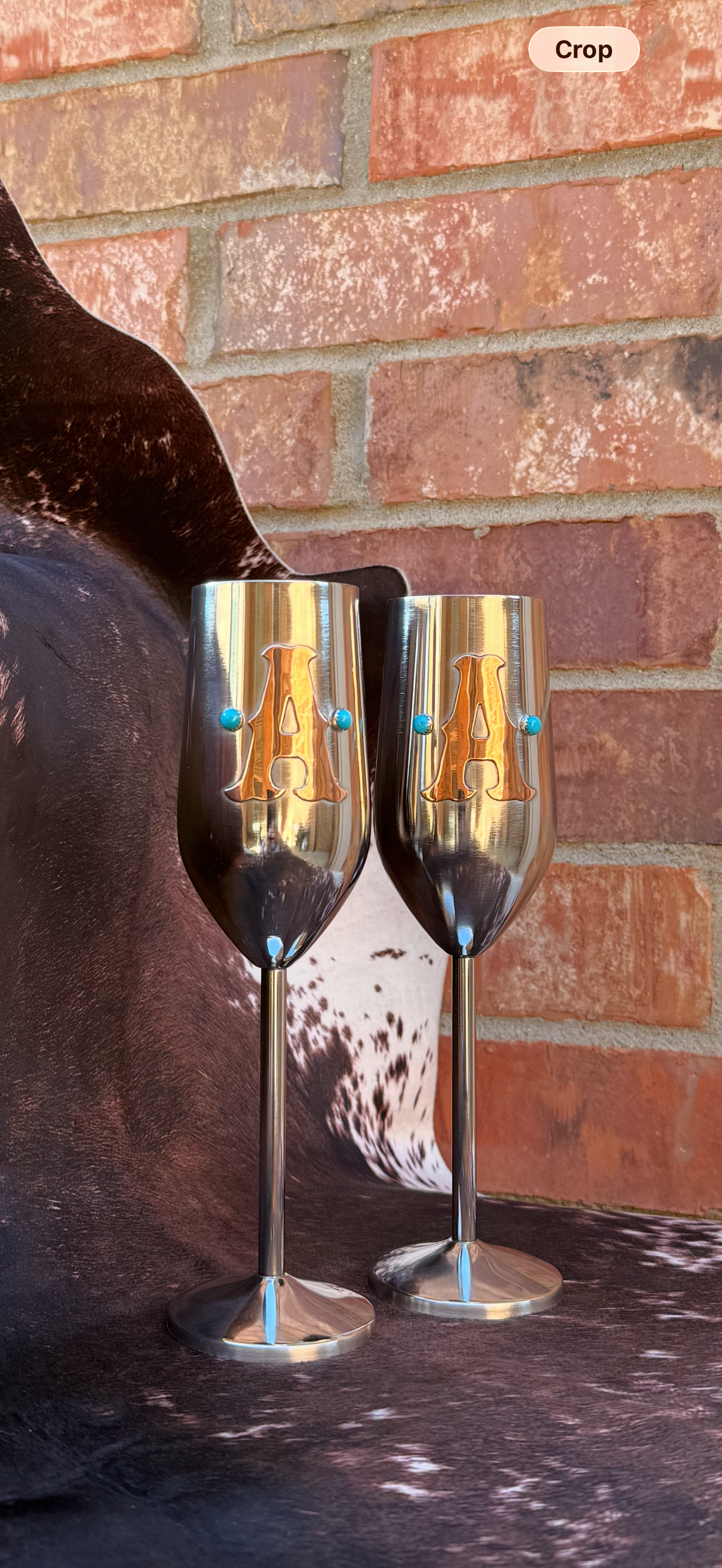 Wedding Toast Glasses - Custom Champagne Flutes, Set of 2