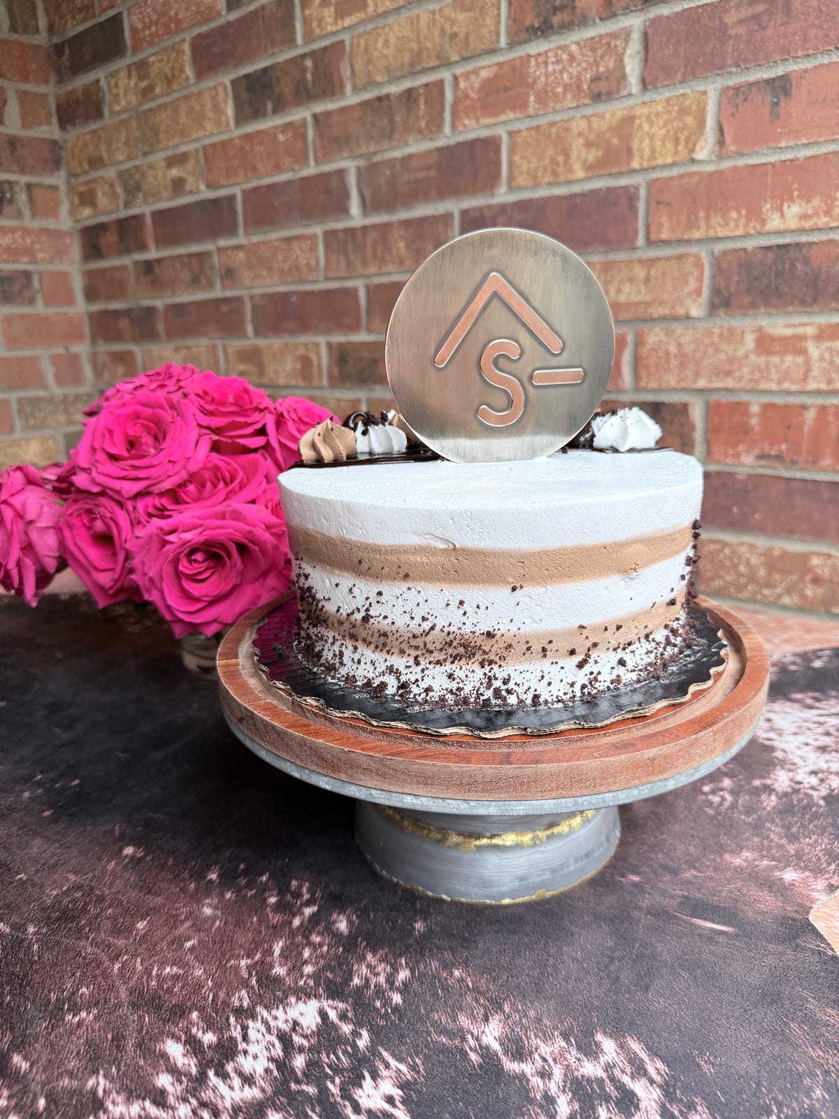 Handmade Western Wedding Cake Topper - Custom Order