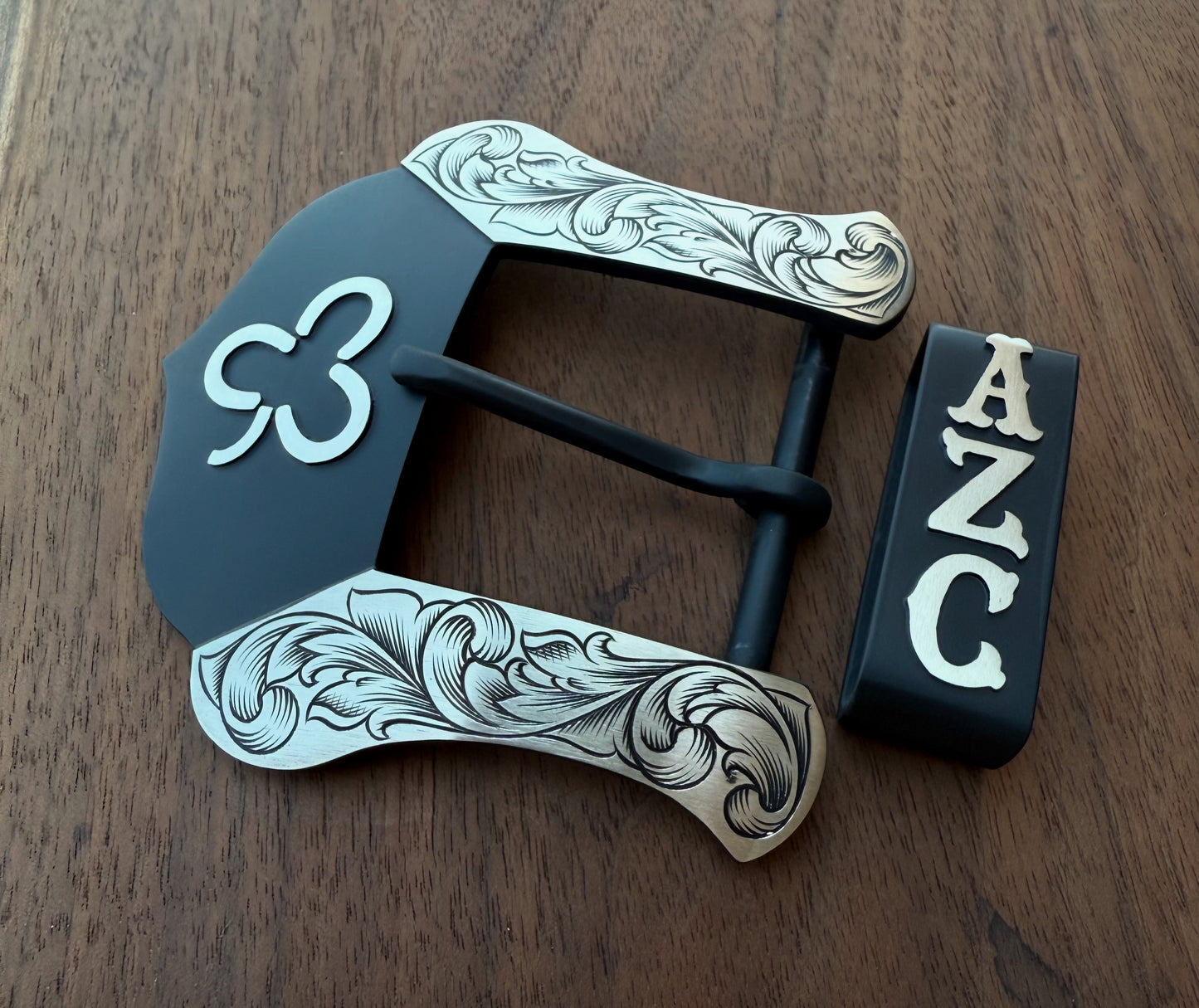 Custom Western Belt Buckle | 2-Piece Buckle Set