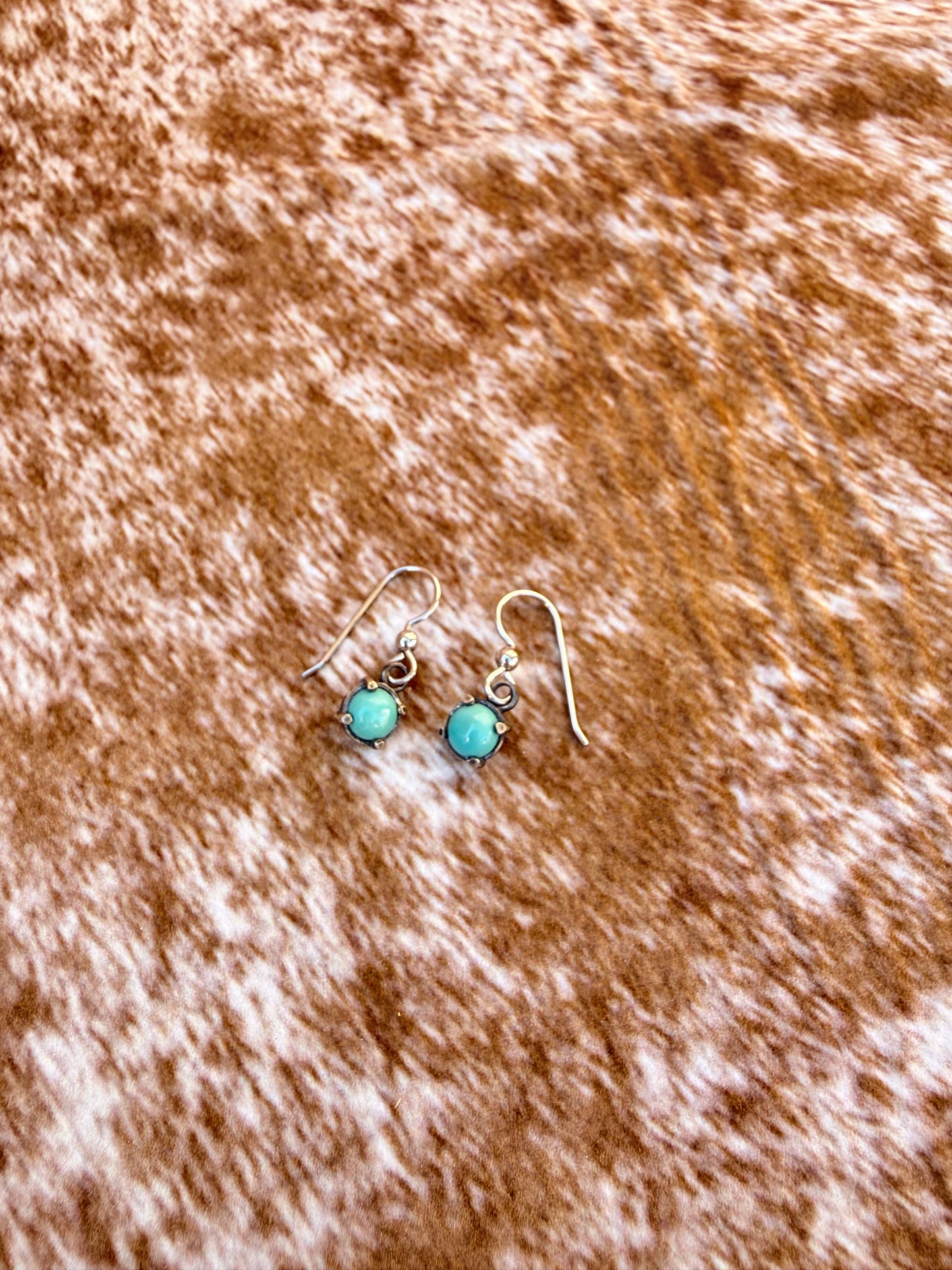 The Bria Kingman Turquoise Drop Earrings | .925 Sterling