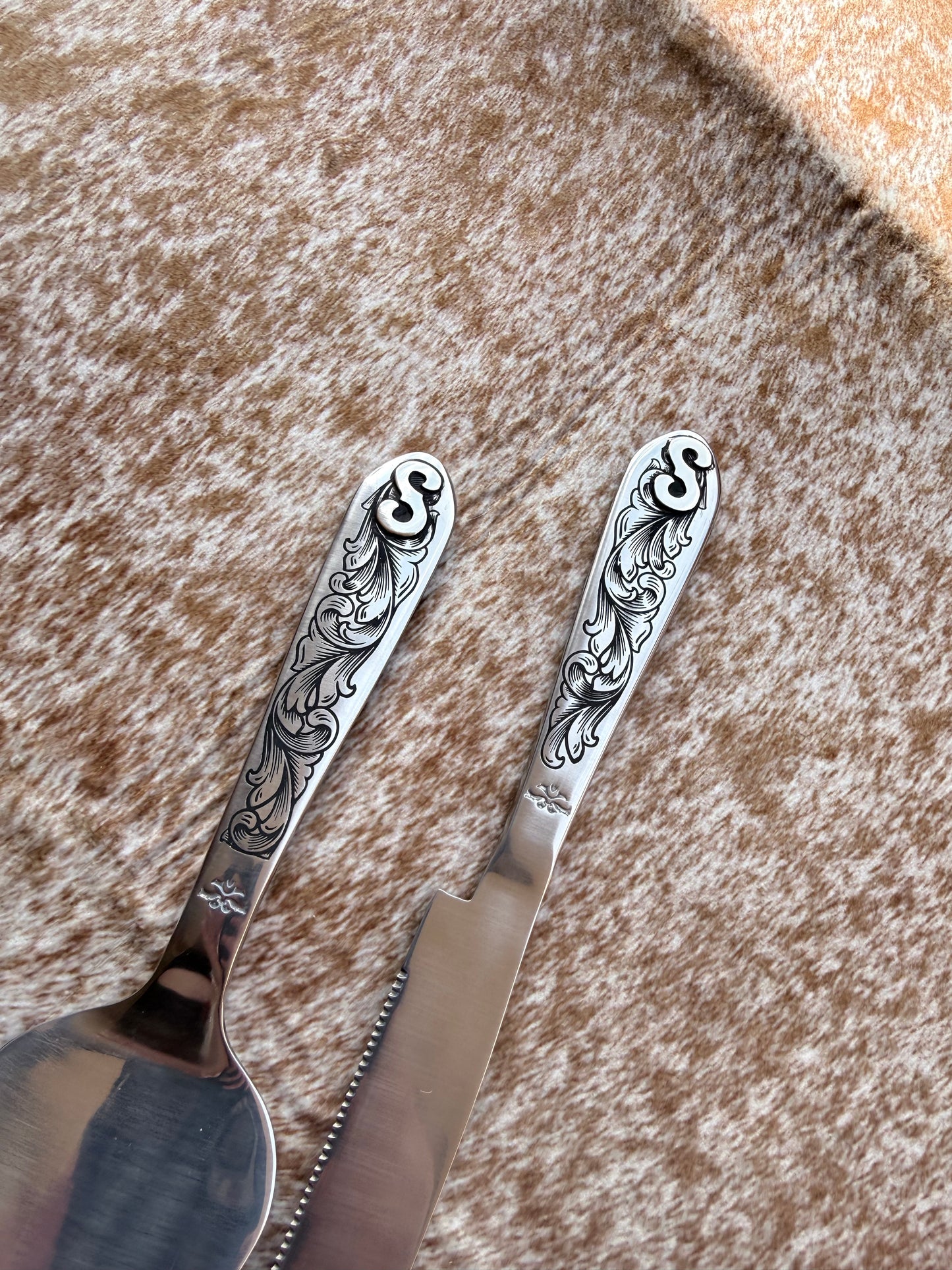 Custom Wedding Cake Serving Set