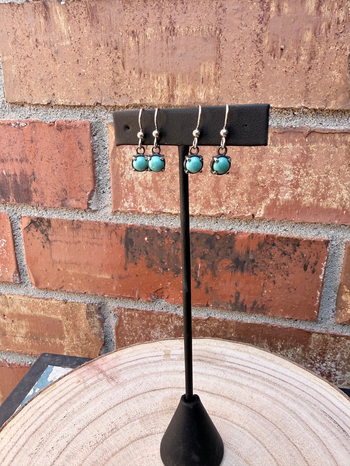 The Bria Kingman Turquoise Drop Earrings | .925 Sterling