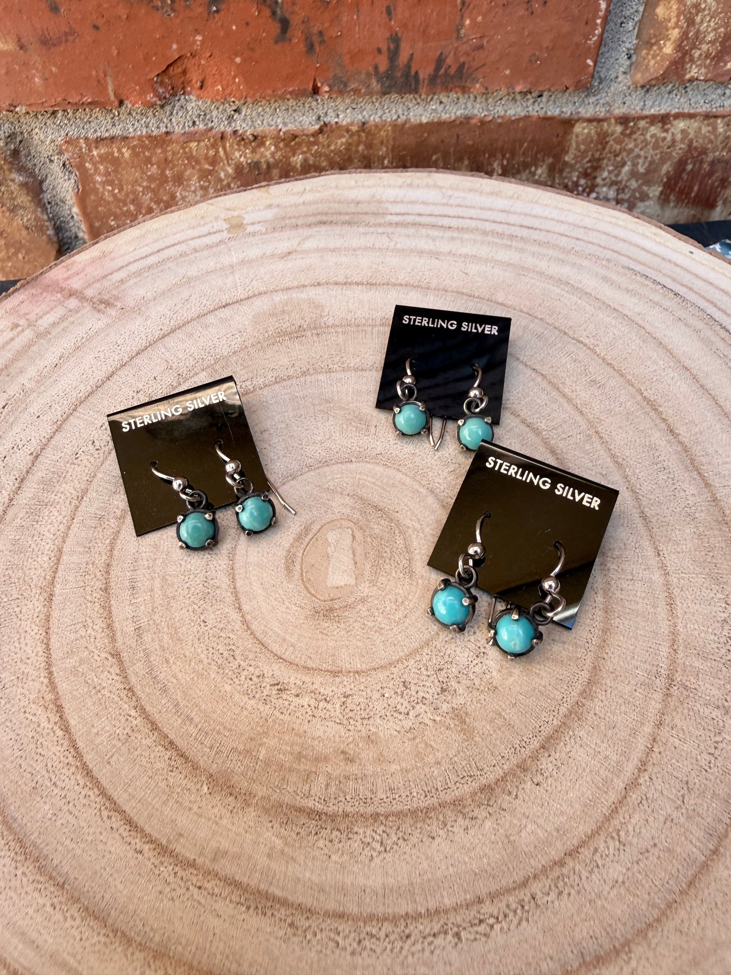The Bria Kingman Turquoise Drop Earrings | .925 Sterling