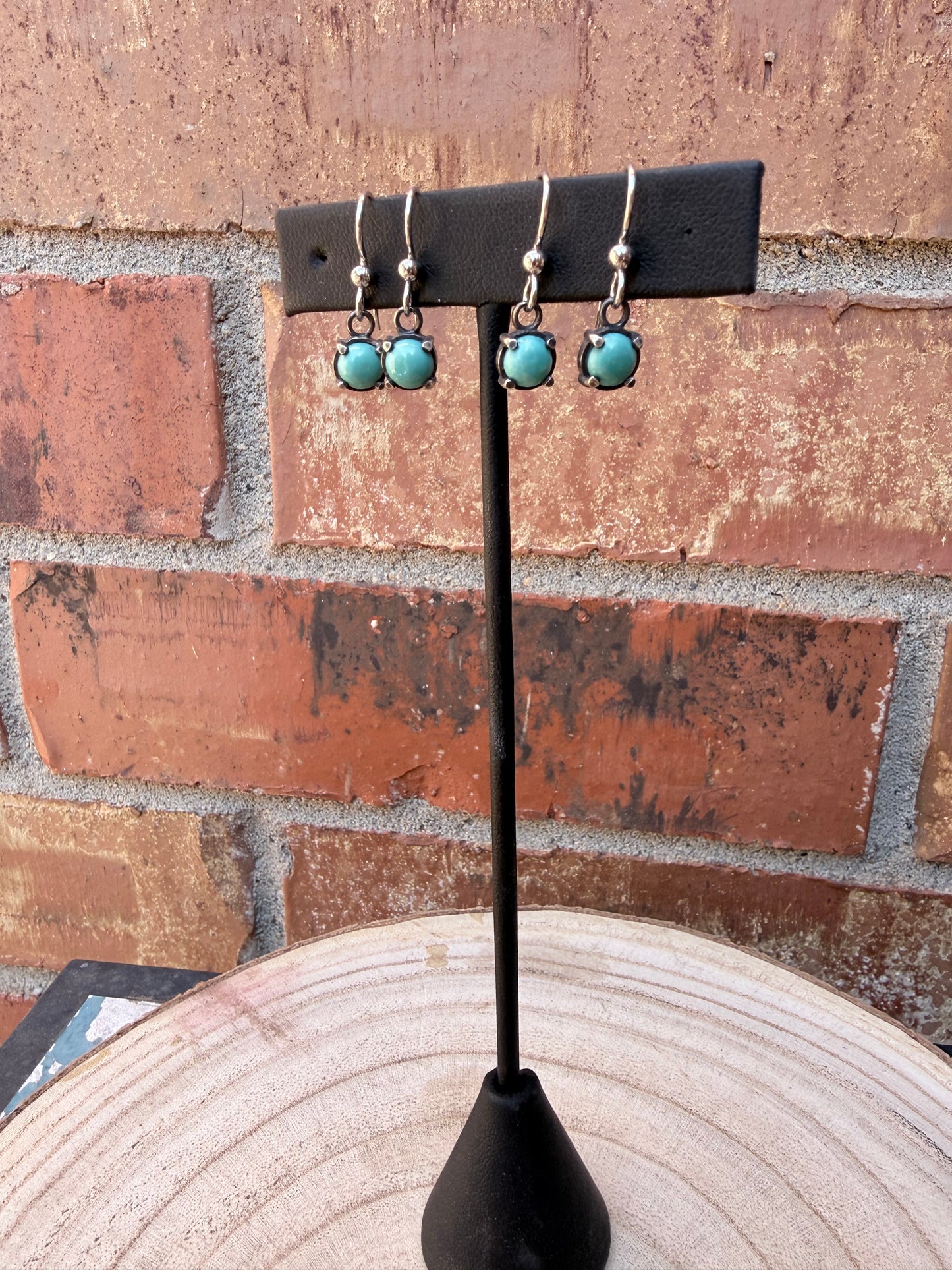 The Bria Kingman Turquoise Drop Earrings | .925 Sterling