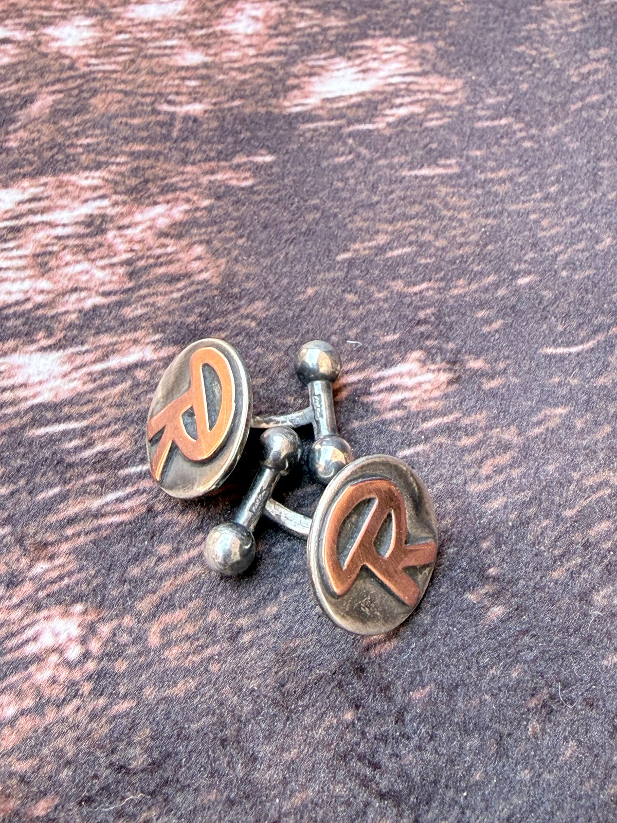 Men’s Custom Sterling Silver Cufflinks - Personalized Wedding Cufflinks Set