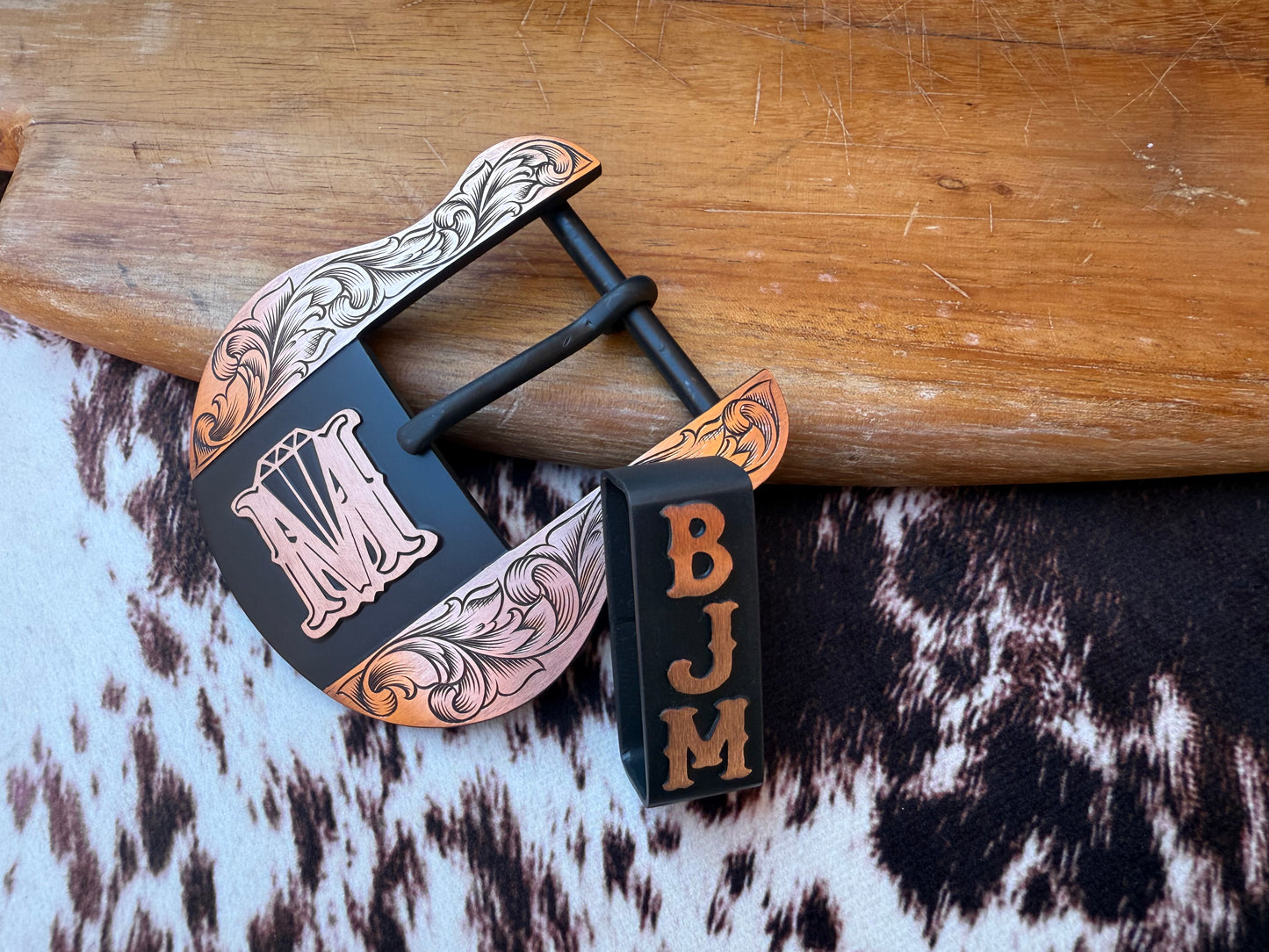 Custom Western Belt Buckle | 2-Piece Buckle Set