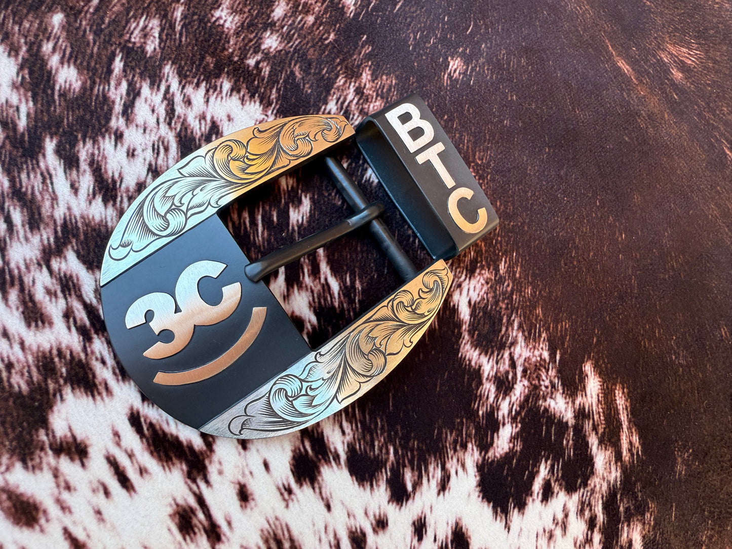 Custom Western Belt Buckle | 2-Piece Buckle Set