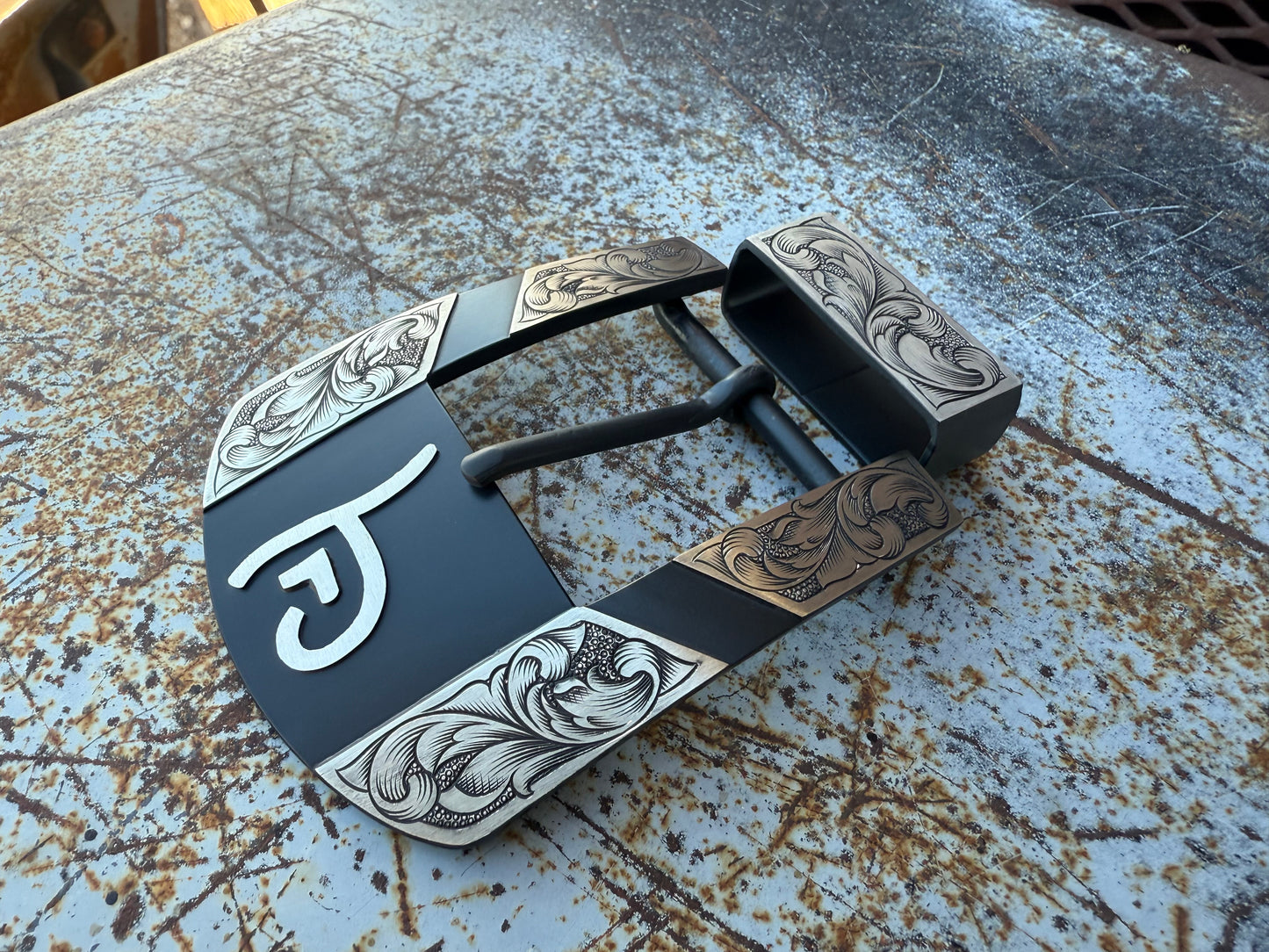 Custom Western Belt Buckle | 2-Piece Buckle Set