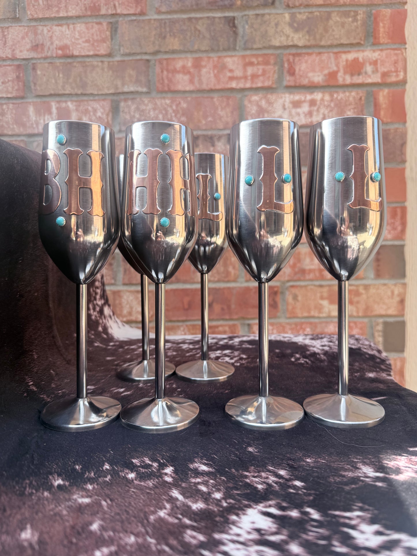 Wedding Toast Glasses - Custom Champagne Flutes, Set of 2