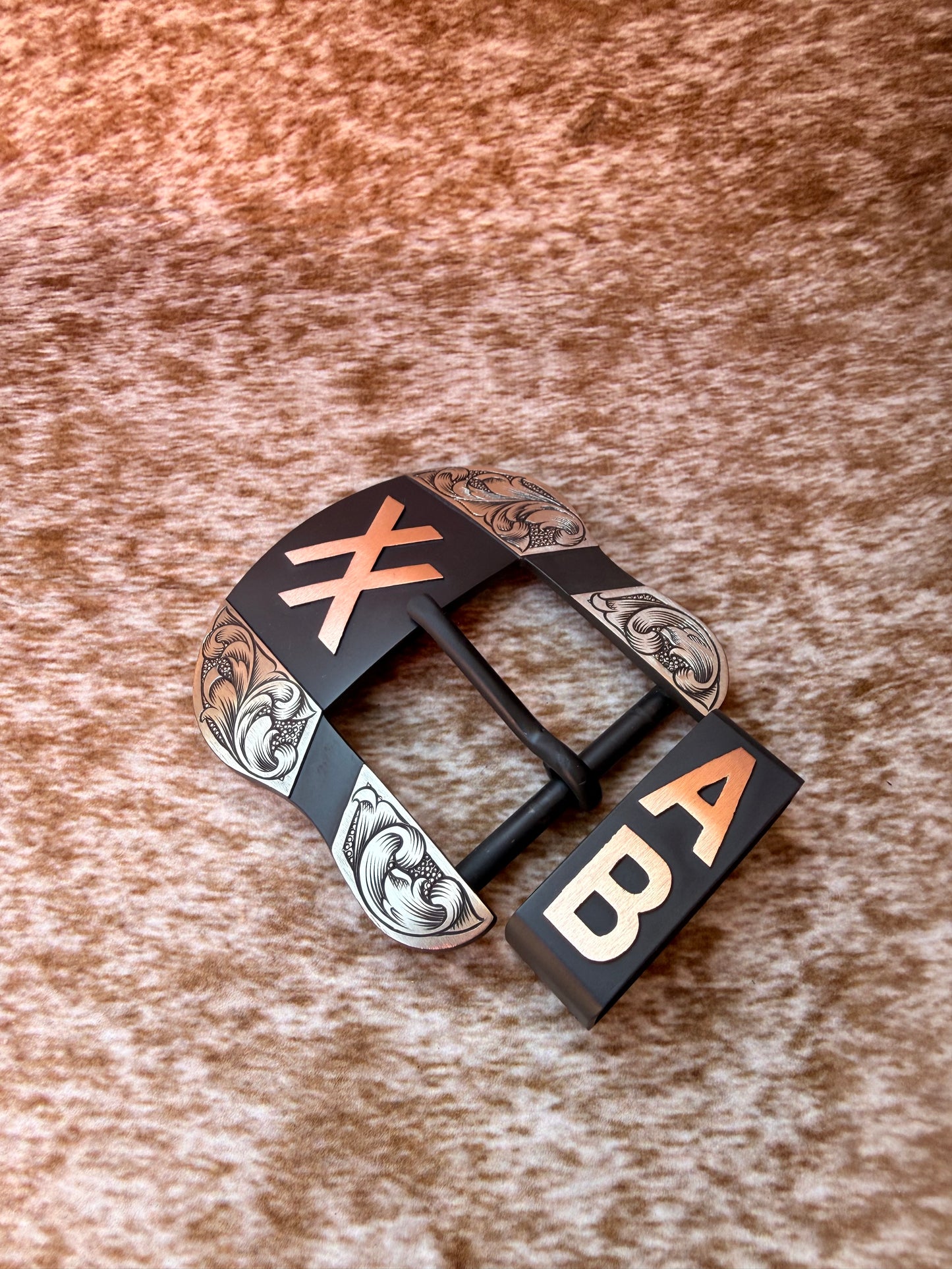 Custom Western Belt Buckle | 2-Piece Buckle Set