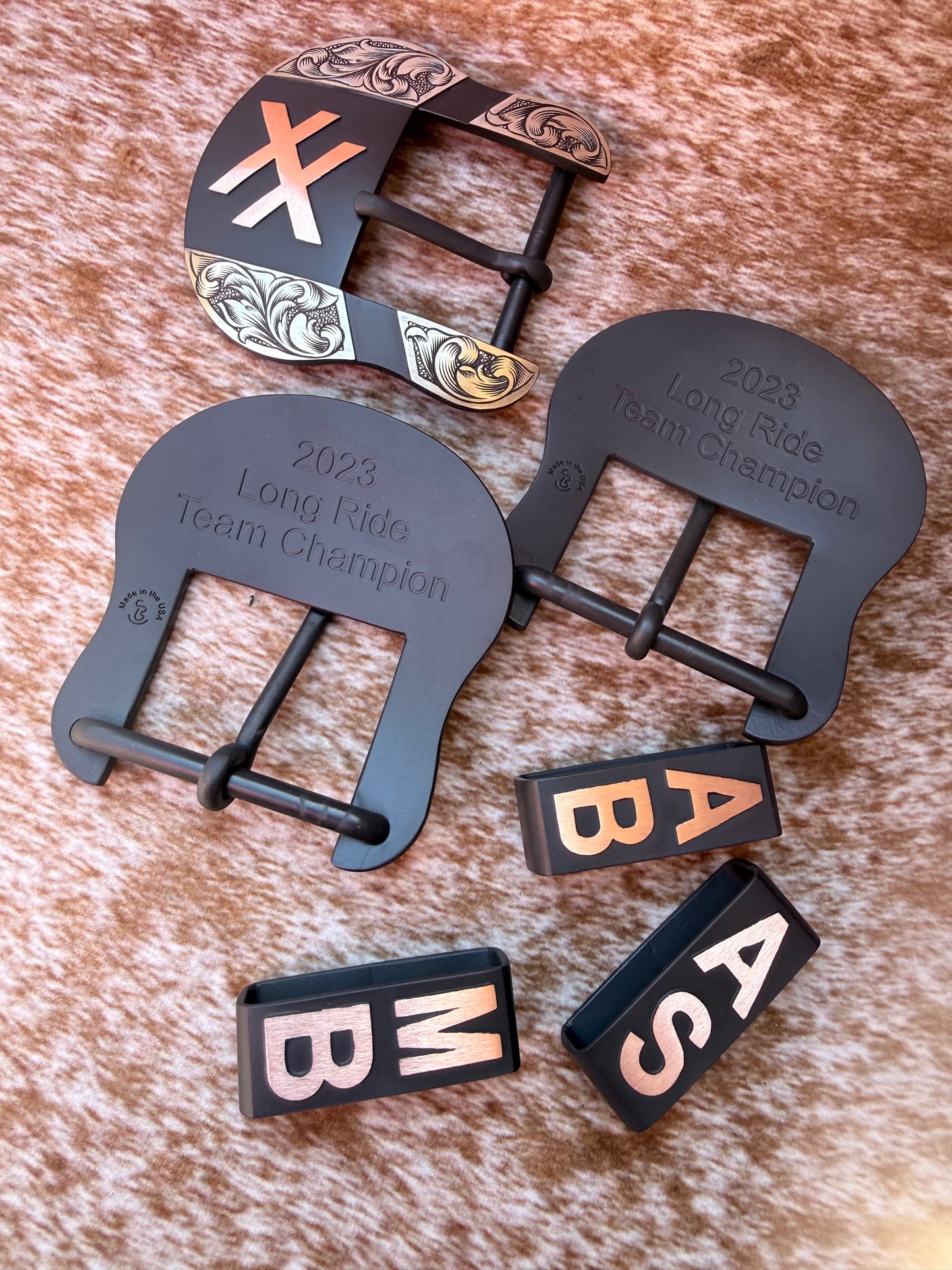 Custom Western Belt Buckle | 2-Piece Buckle Set