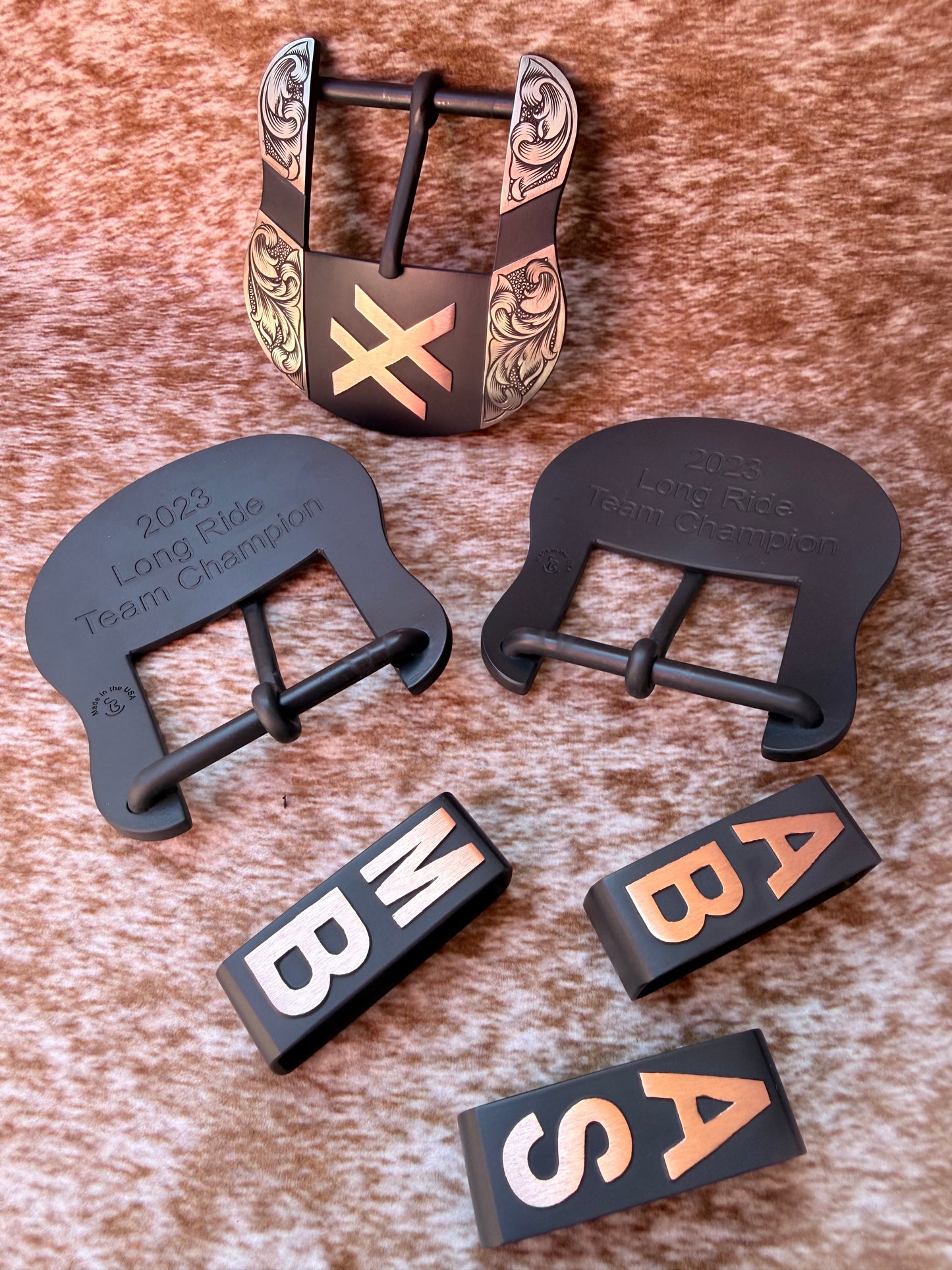 Custom Western Belt Buckle | 2-Piece Buckle Set