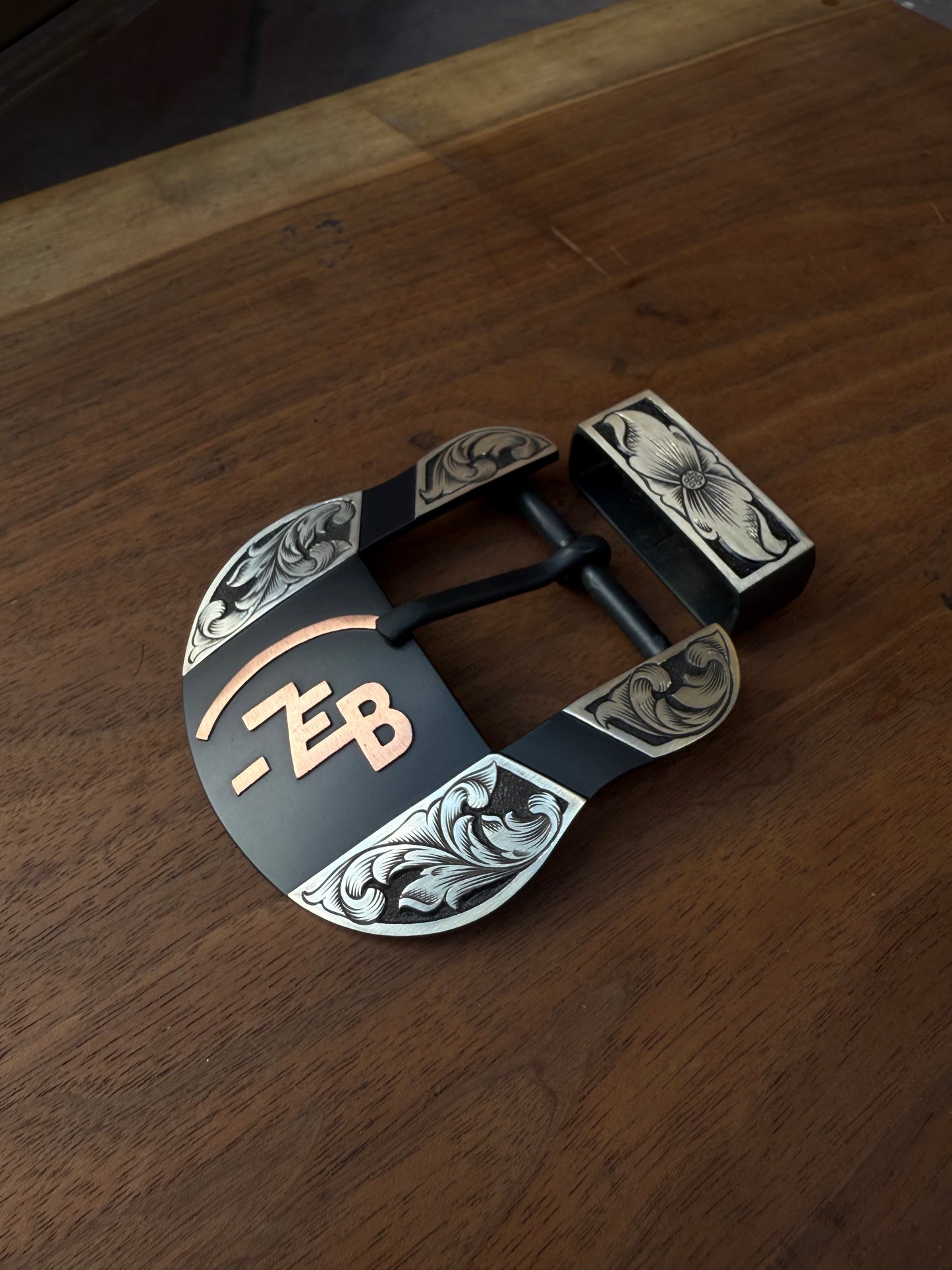 Custom Western Belt Buckle | 2-Piece Buckle Set