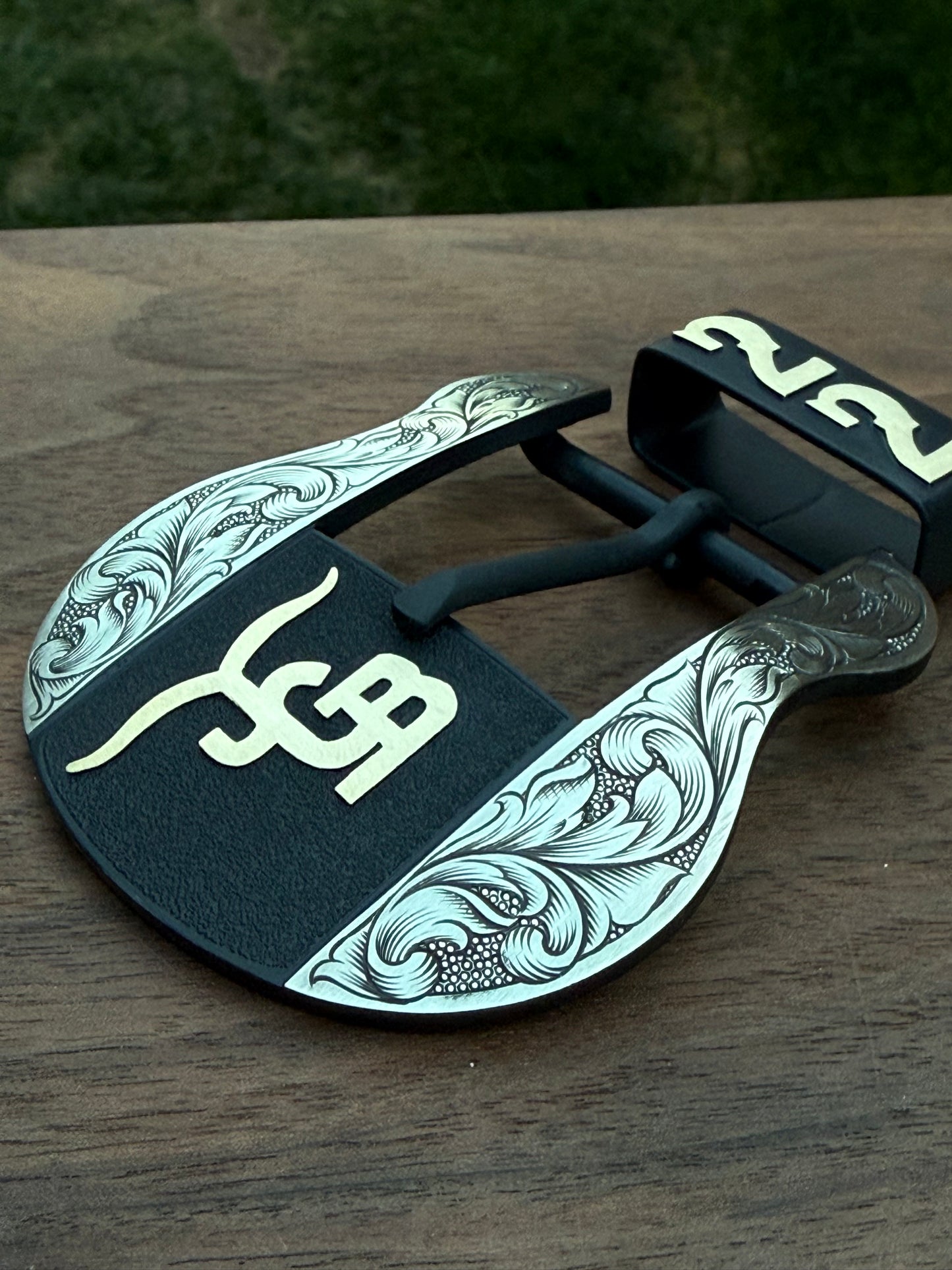 Custom Western Belt Buckle | 2-Piece Buckle Set