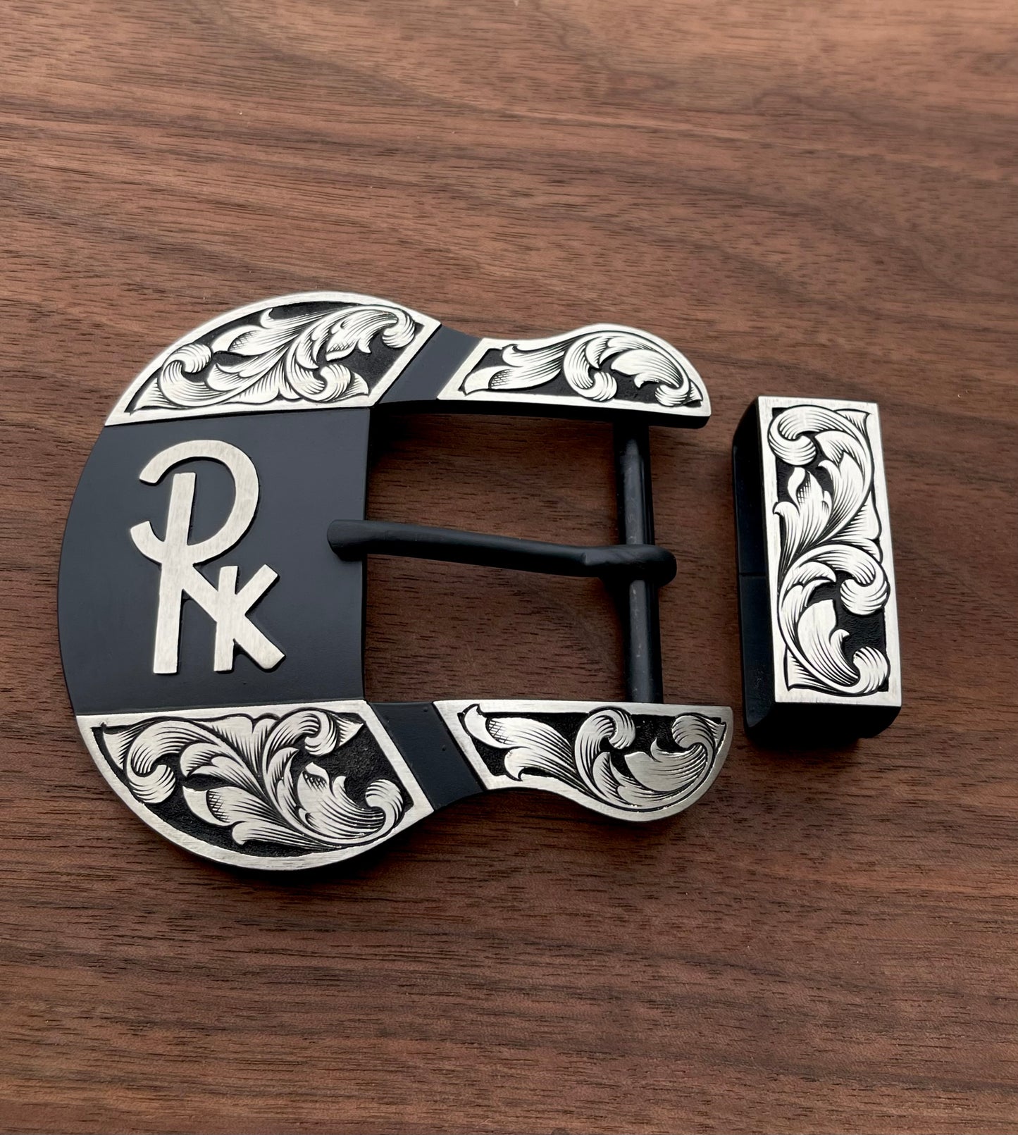 Custom Western Belt Buckle | 2-Piece Buckle Set