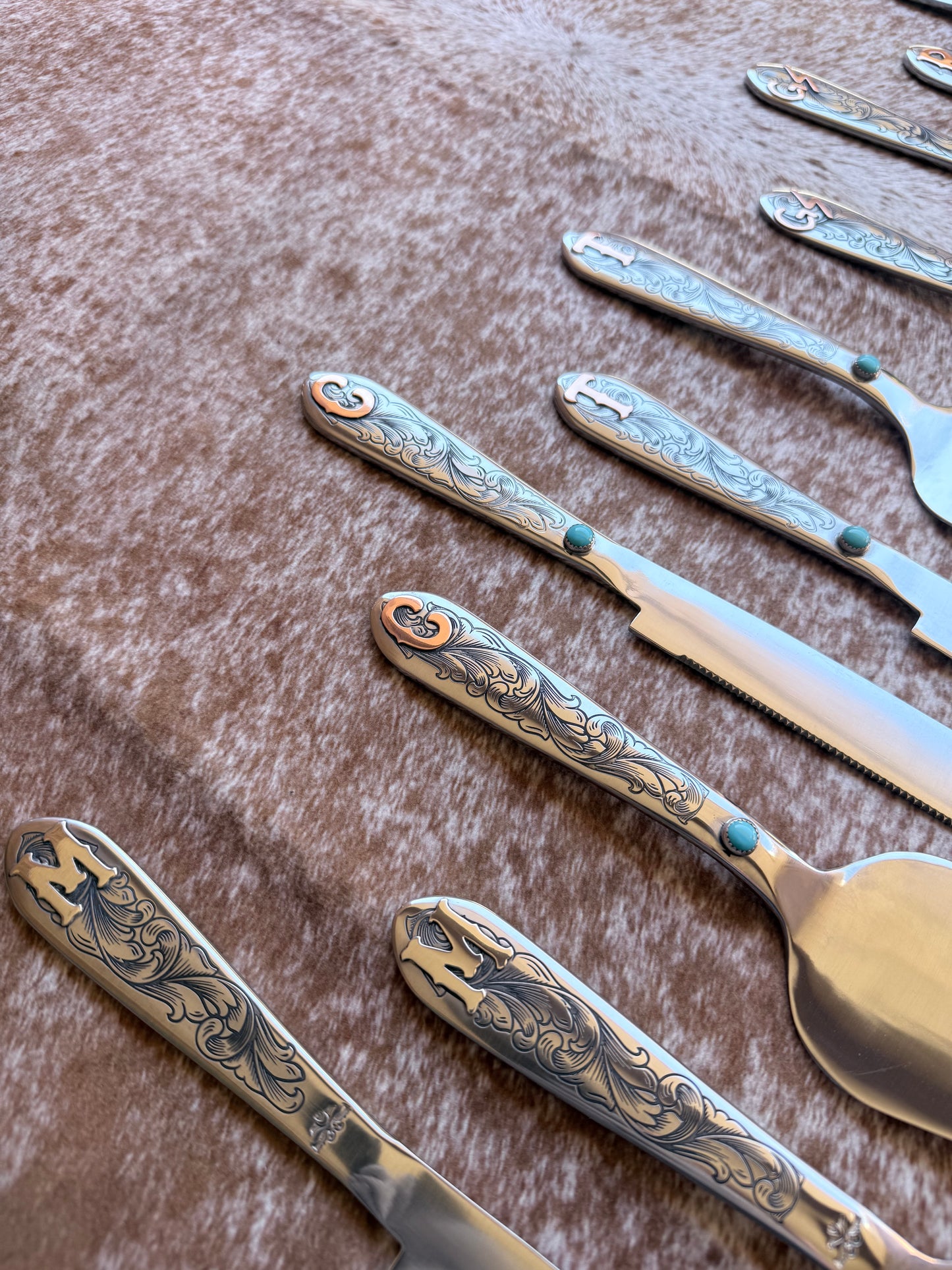 Custom Wedding Cake Serving Set