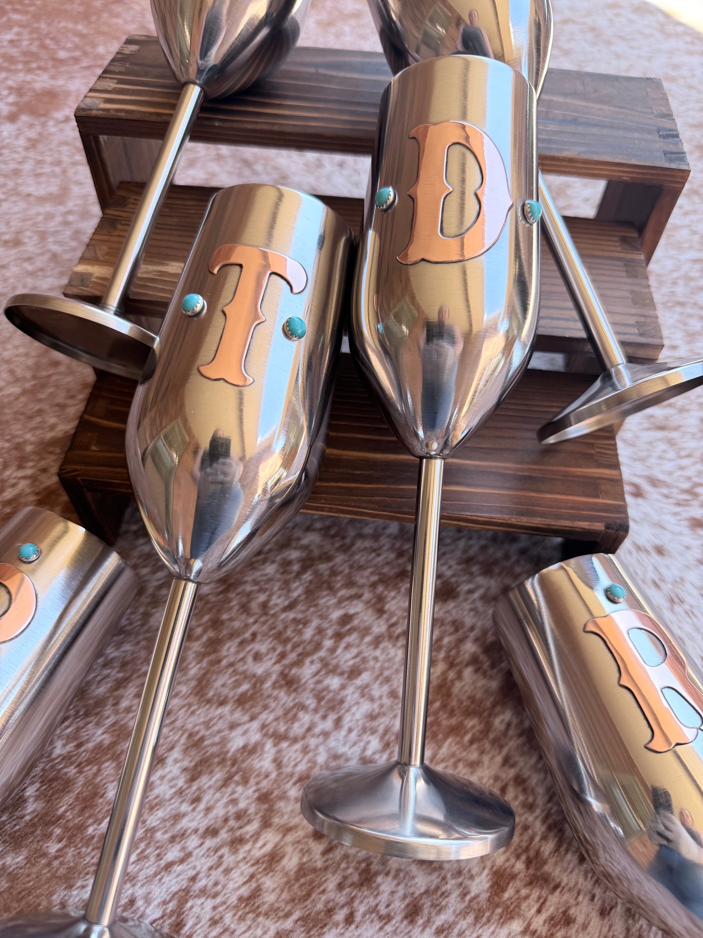 Wedding Toast Glasses - Custom Champagne Flutes, Set of 2