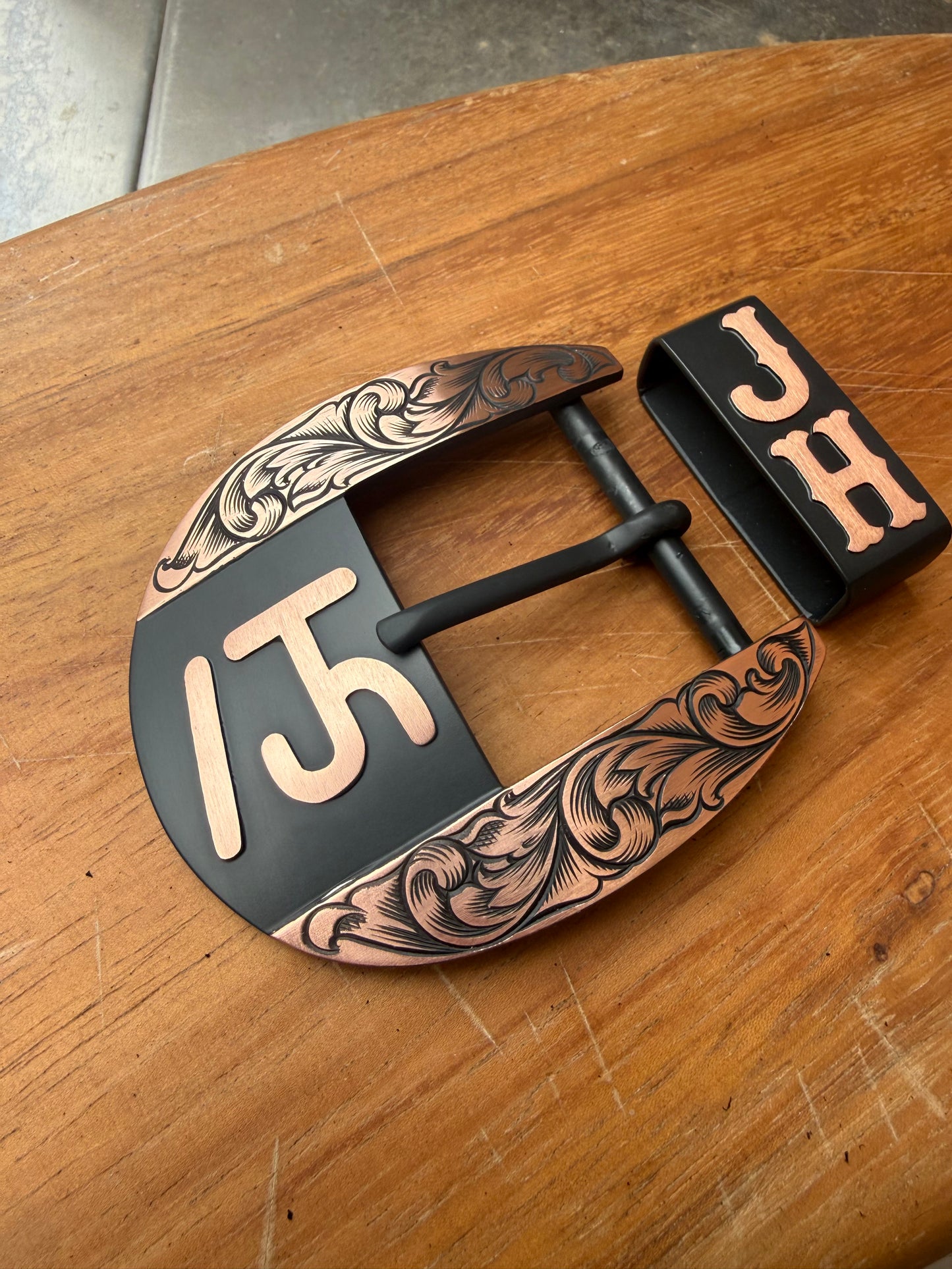 Custom Western Belt Buckle | 2-Piece Buckle Set