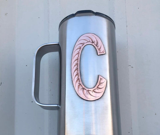 Custom Stainless Mugs - Boles Silver