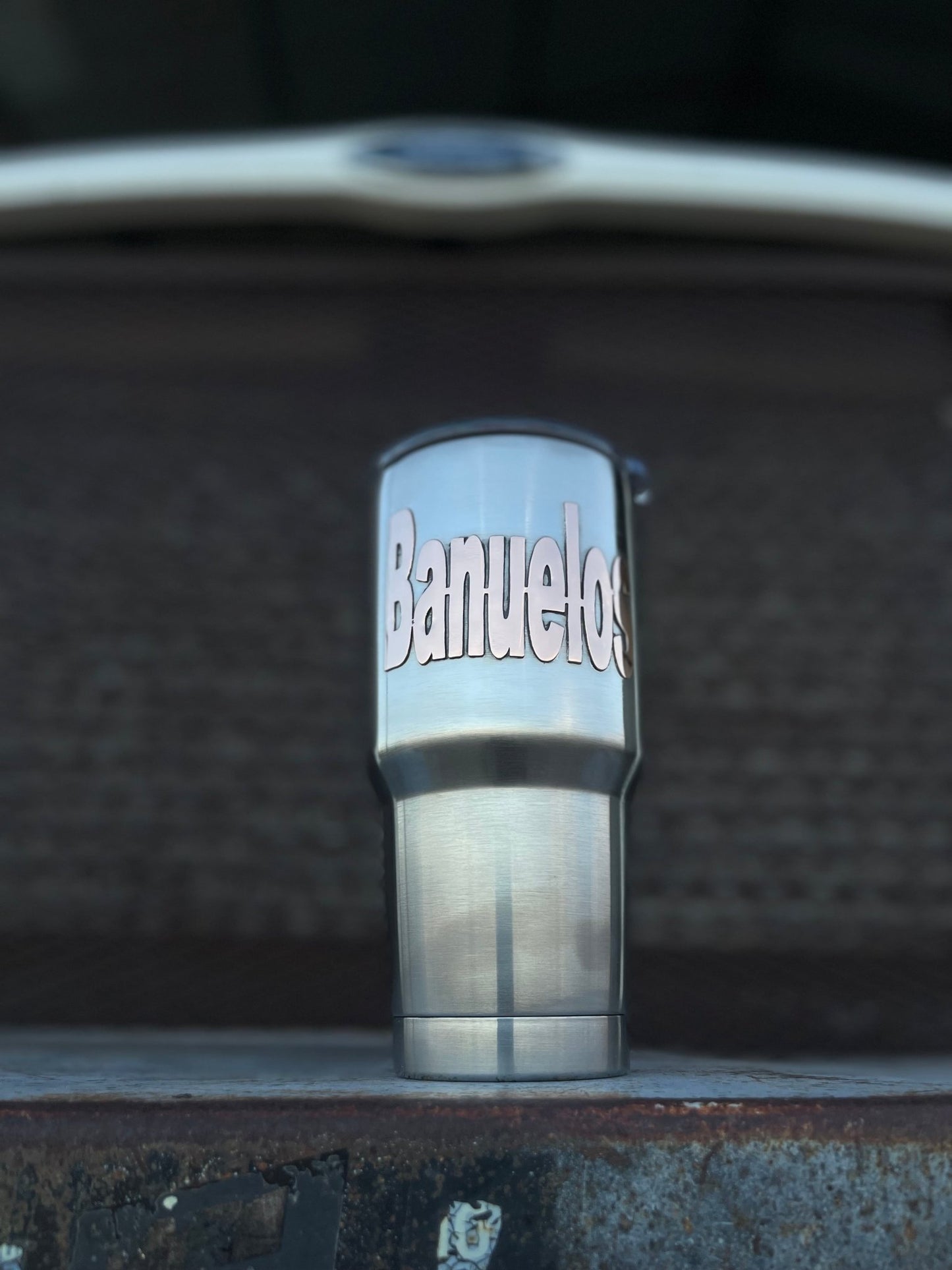 Custom Stainless Tumblers - Boles Silver