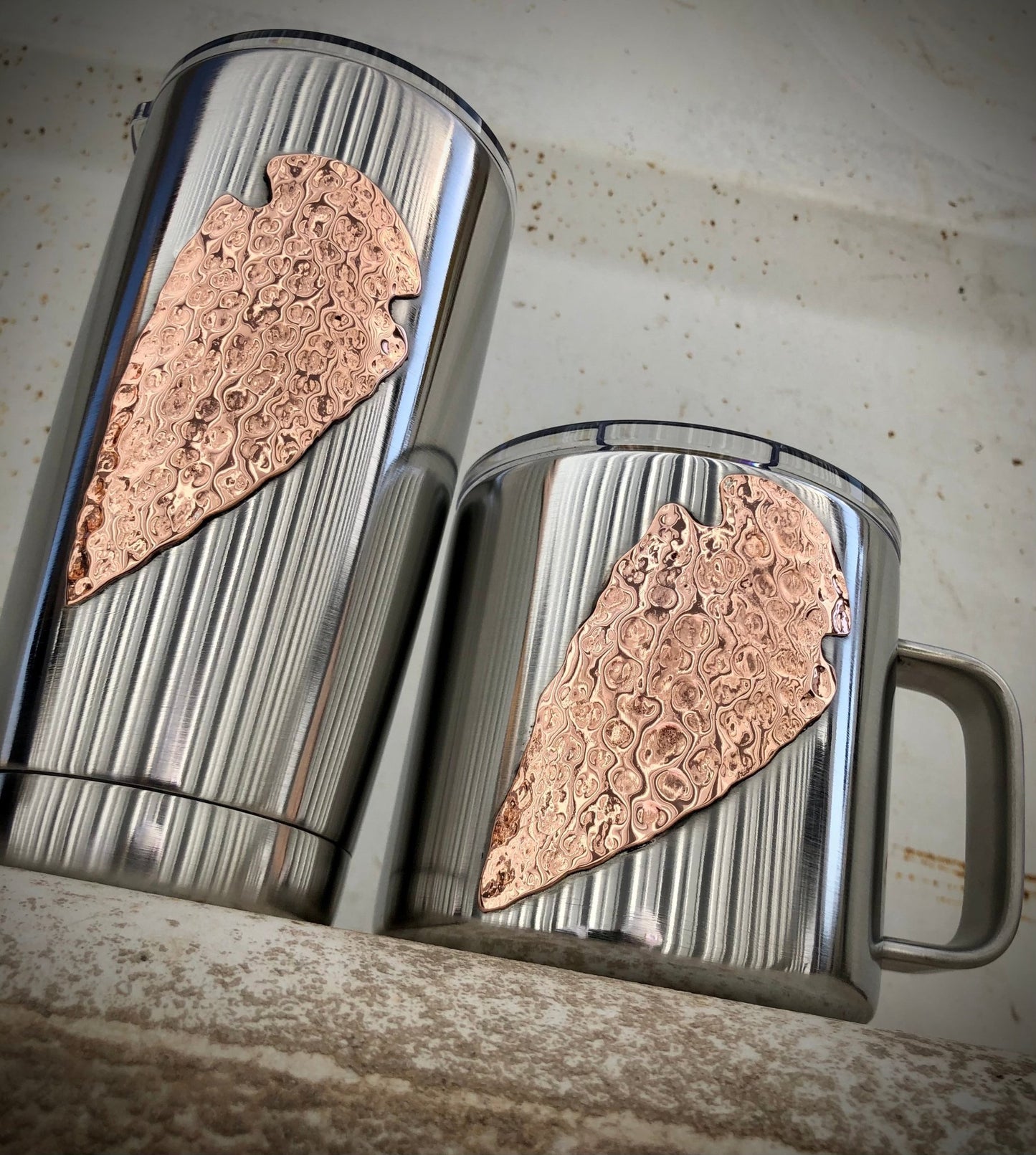 Custom Stainless Tumblers - Boles Silver