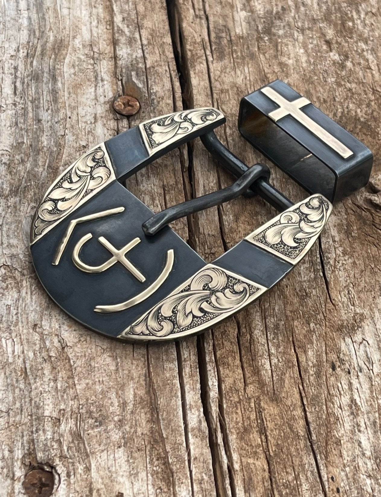Custom Western Belt Buckle - Boles Silver