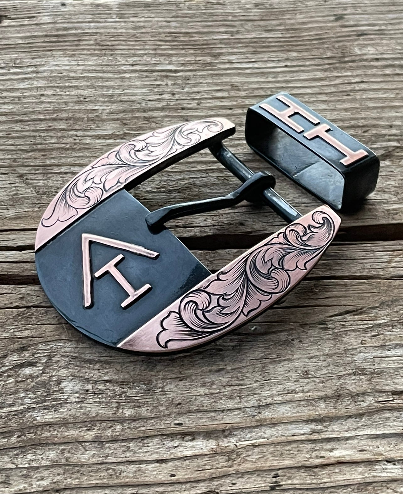 Custom Western Belt Buckle - Boles Silver