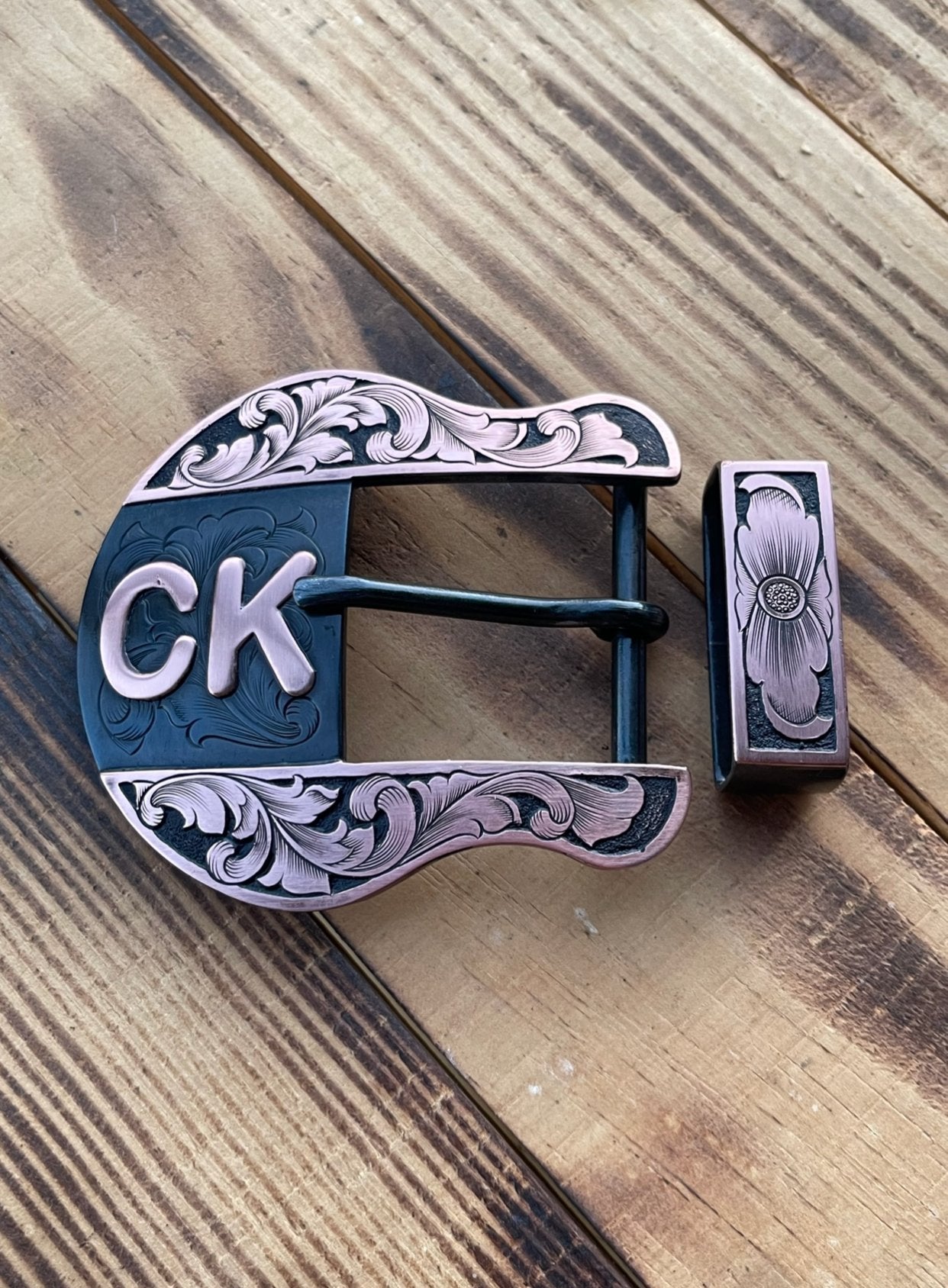 Custom Western Belt Buckle - Boles Silver