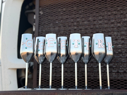 Wedding Toast Glasses - Custom Champagne Flutes