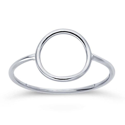 Delicate Duncan open circle ring - DSC by Boles Silver