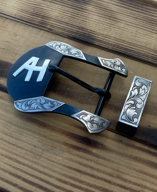Custom Western Belt Buckle – Boles Silver